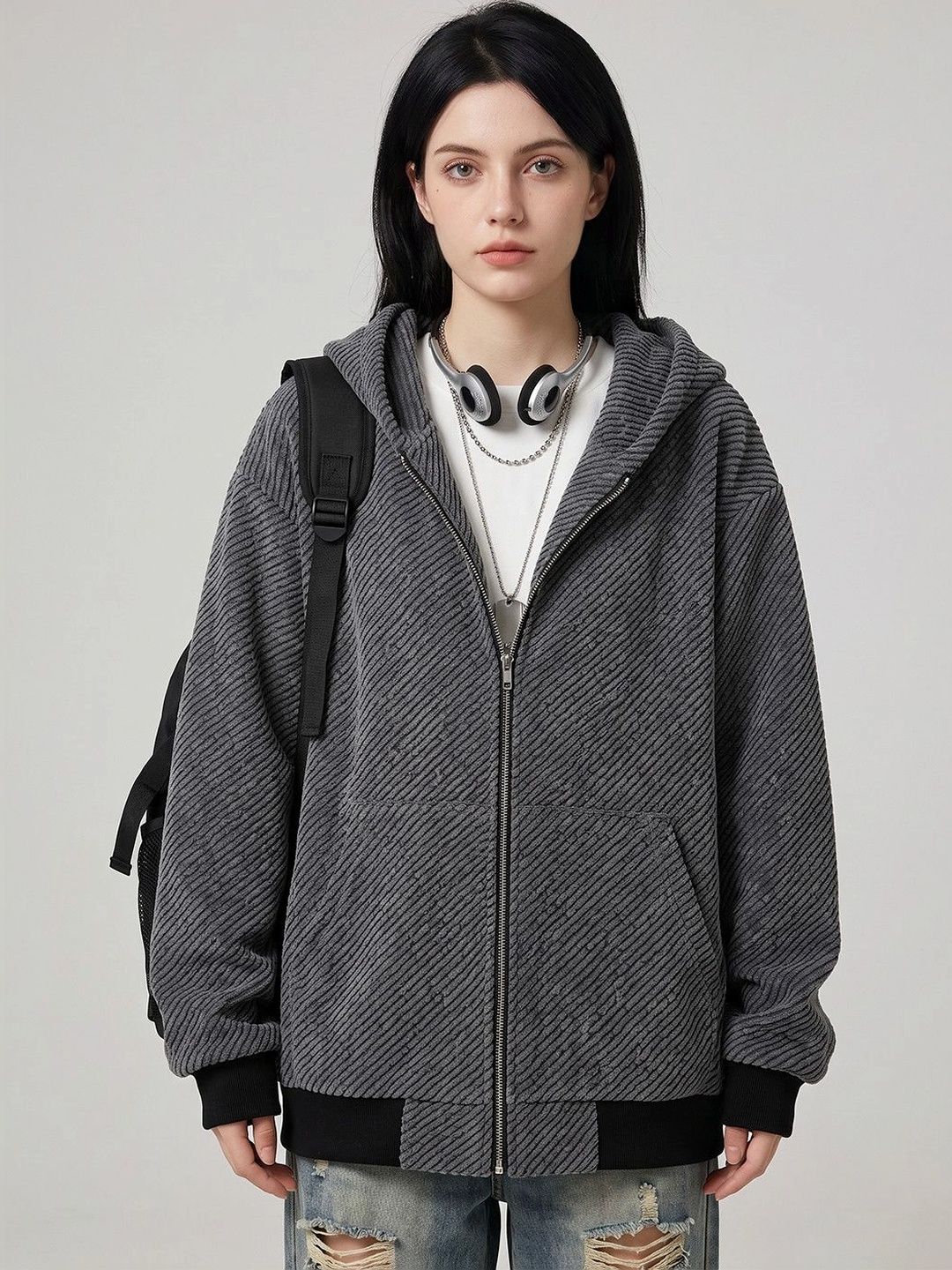 Suo Women Lightweight Open Front Jacket-picture-22