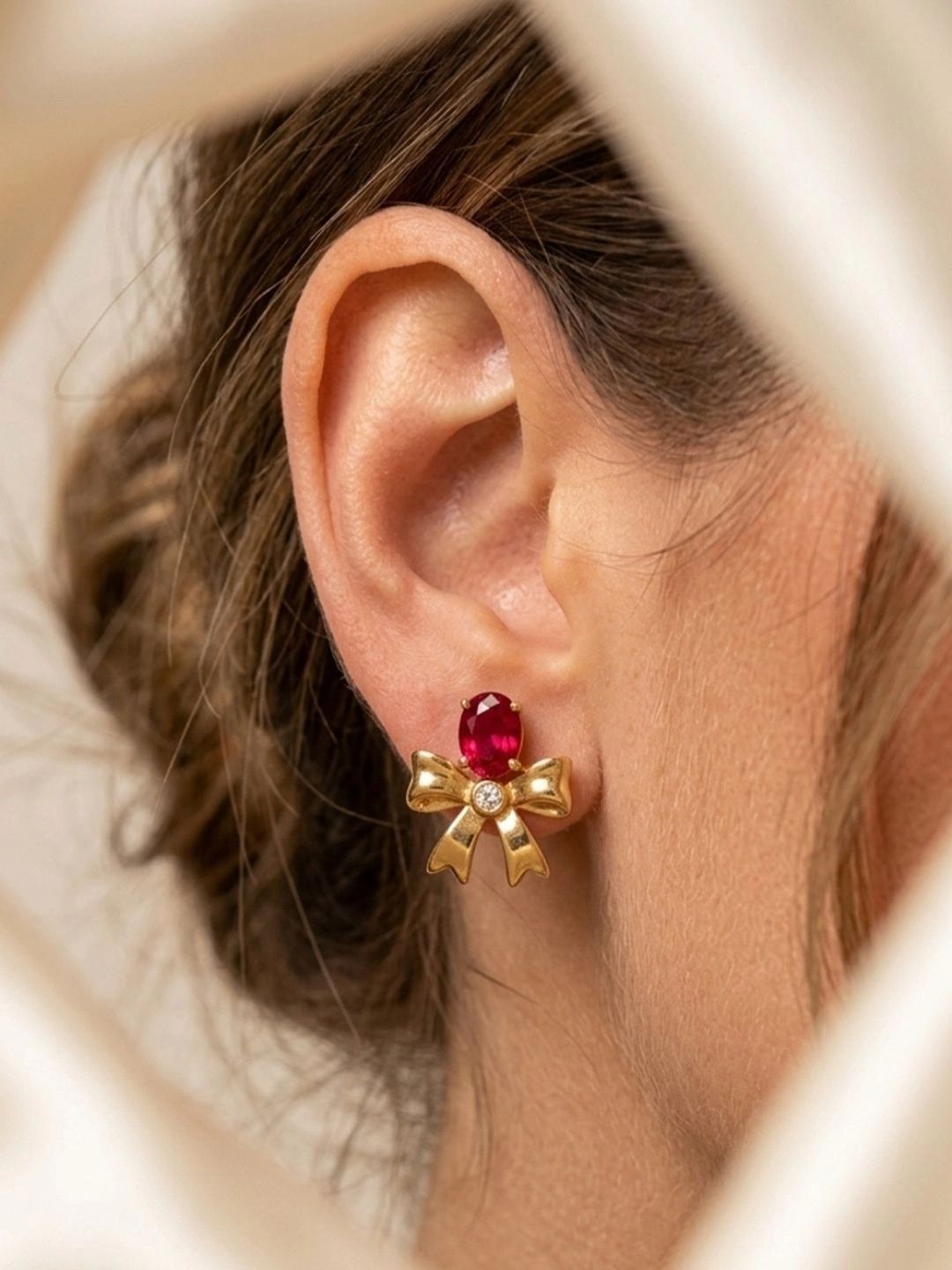 Stone Story By Shruti Quirky Studs Earrings-picture-45