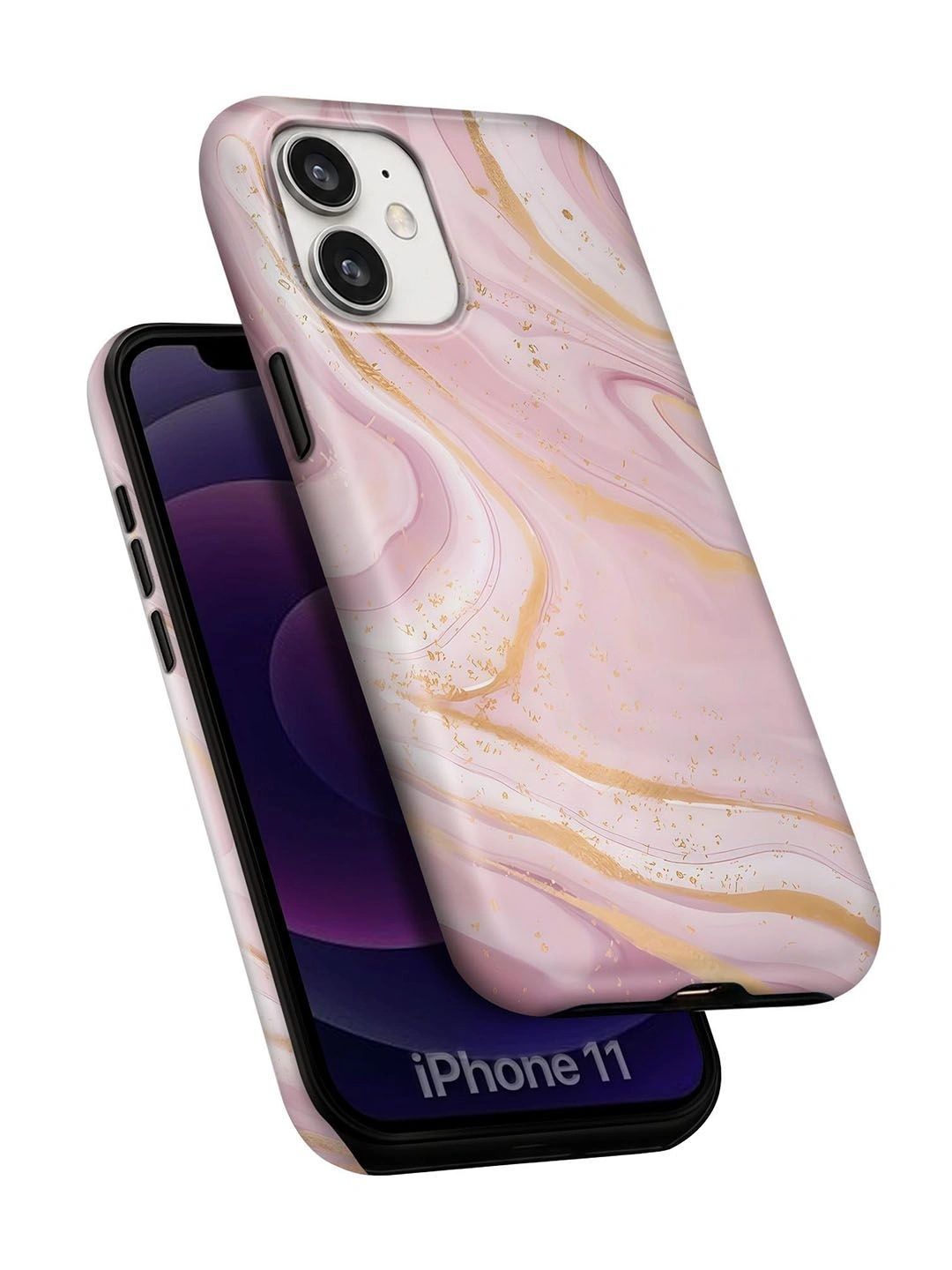 QRIOH Abstract Printed iPhone 11 Back Case Mobile Accessories-image-45
