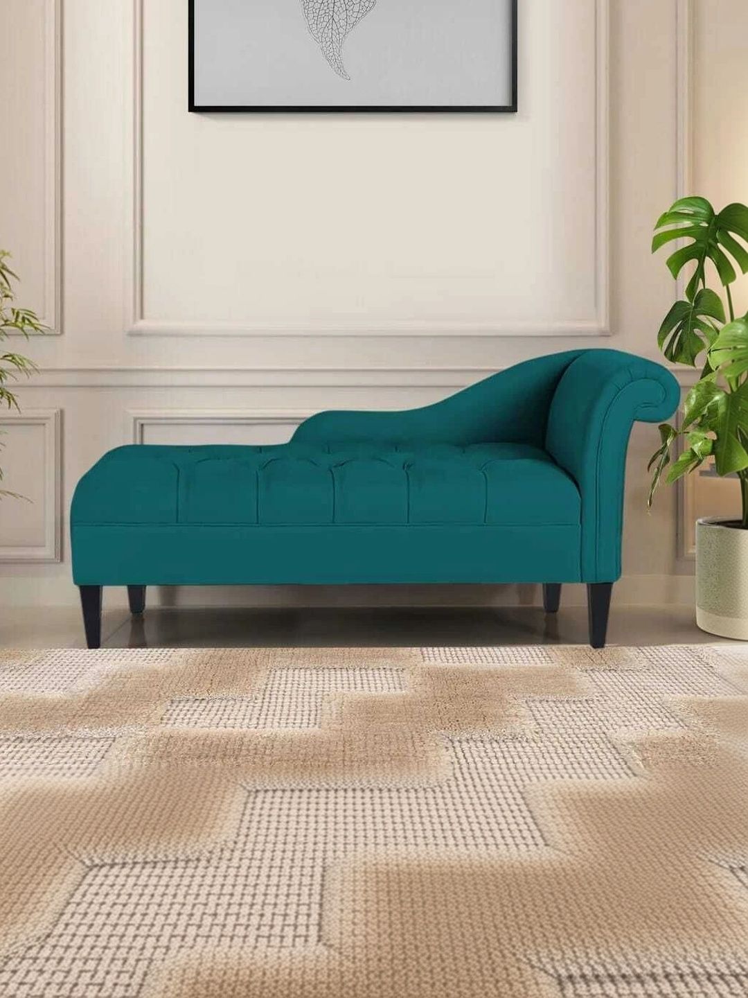 Soul craft Green 3 Seater Sofa-picture-36