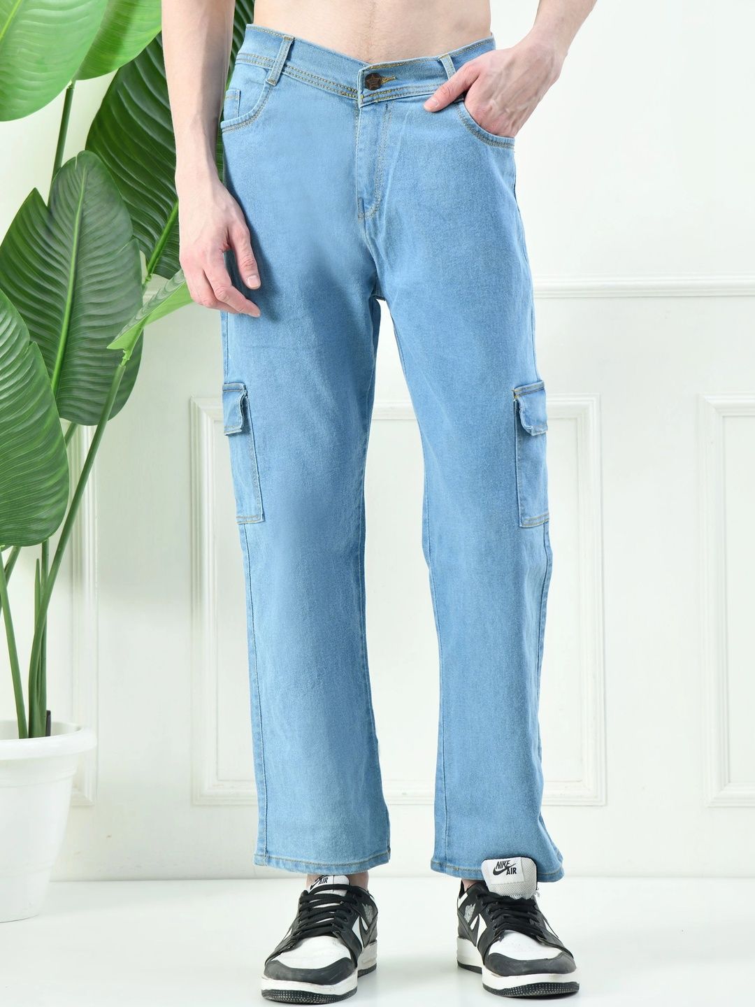 Metronaut Men Classic Easy Wash Cargos Trousers-picture-39