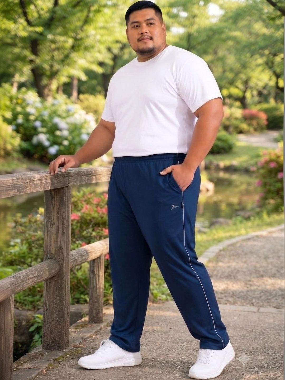 ZEFFIT Men Straight Fit Training Track Pants-picture-10