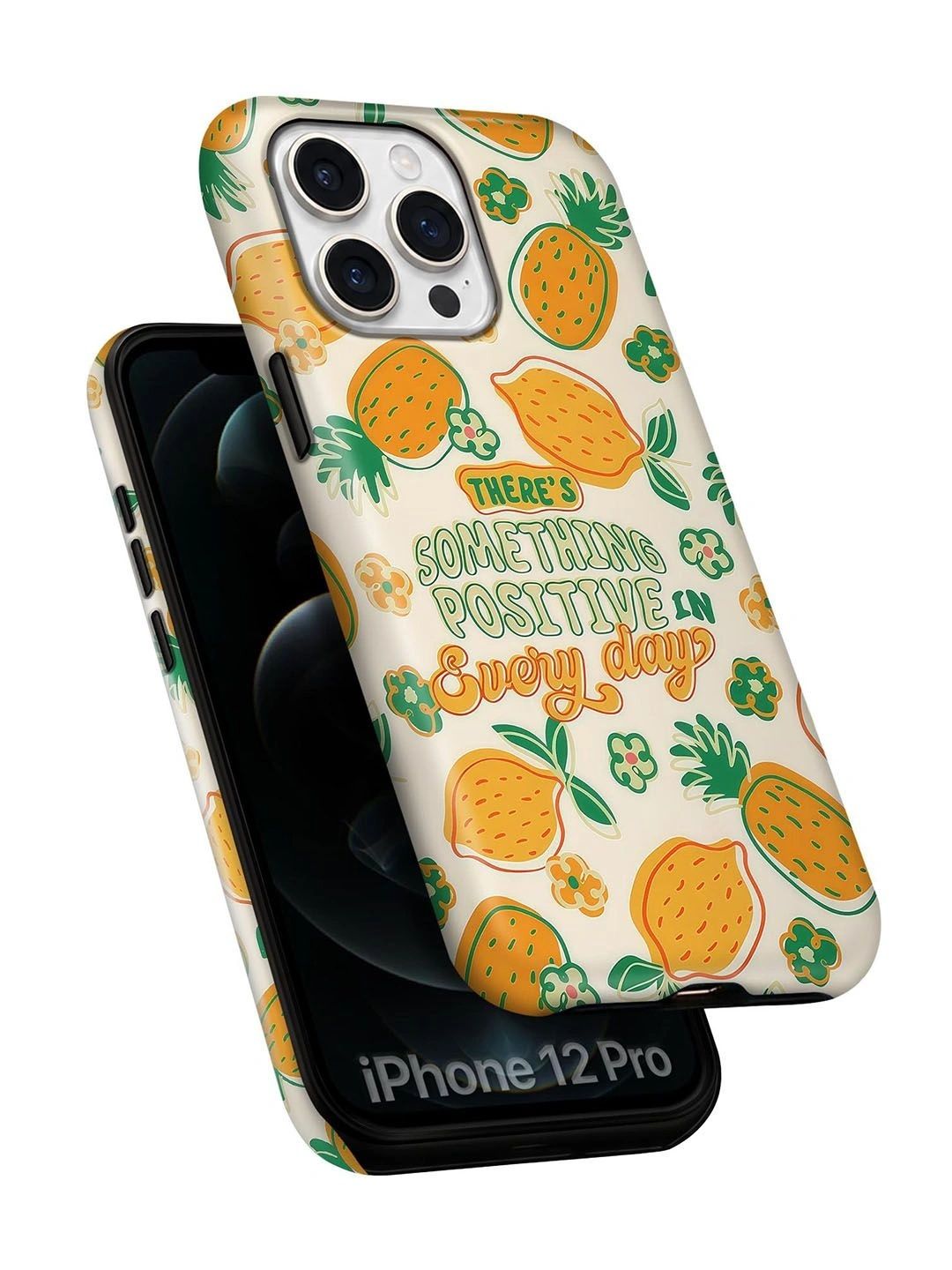 QRIOH Conversational Printed iPhone 12 Pro Back Case Mobile Accessories-picture-14