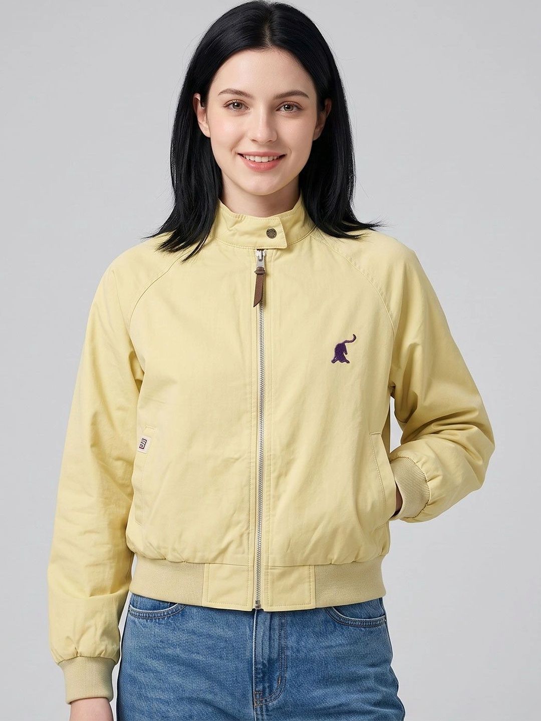 Suo Women Lightweight Bomber Jacket-picture-19