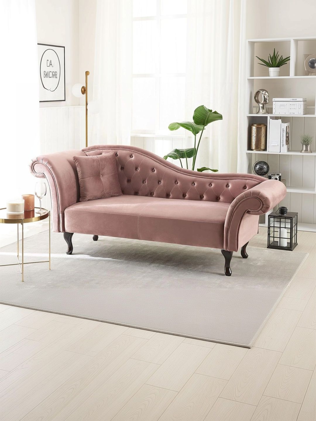 Soul craft Pink 3 Seater Sofa-image-29