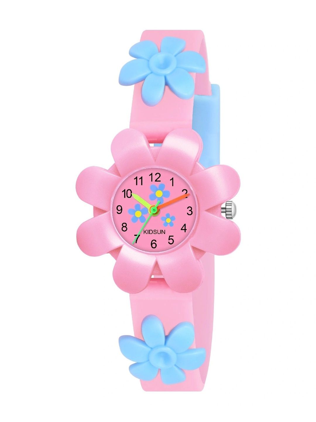 KIDSUN Girls Dial & Straps Analogue Multi Function Watch W920_PINK_FLOWER-picture-54