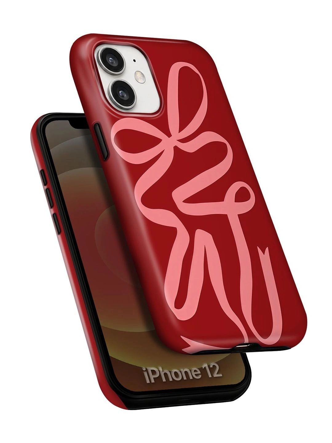 QRIOH Abstract Printed iPhone 12 Back Case Mobile Accessories-image-26