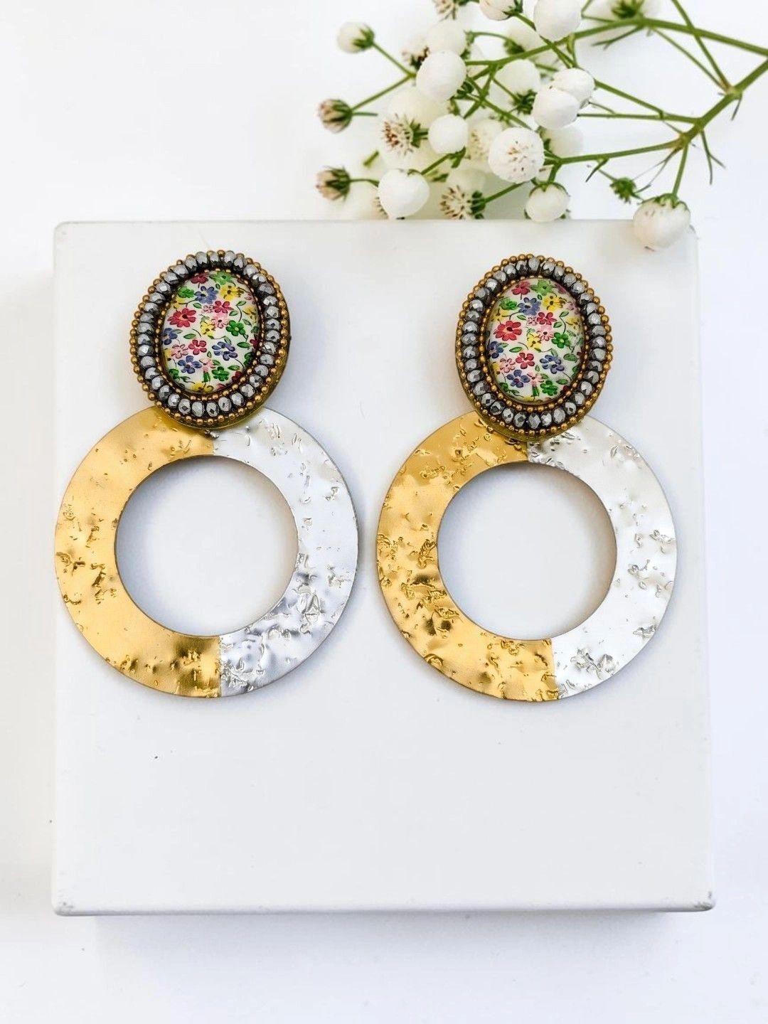 AVANT-GARDE PARIS Circular Drop Earrings-picture-15