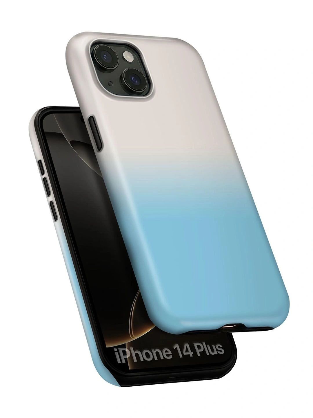 QRIOH Solid Printed iPhone 14 Plus Back Case Mobile Accessories-image-21