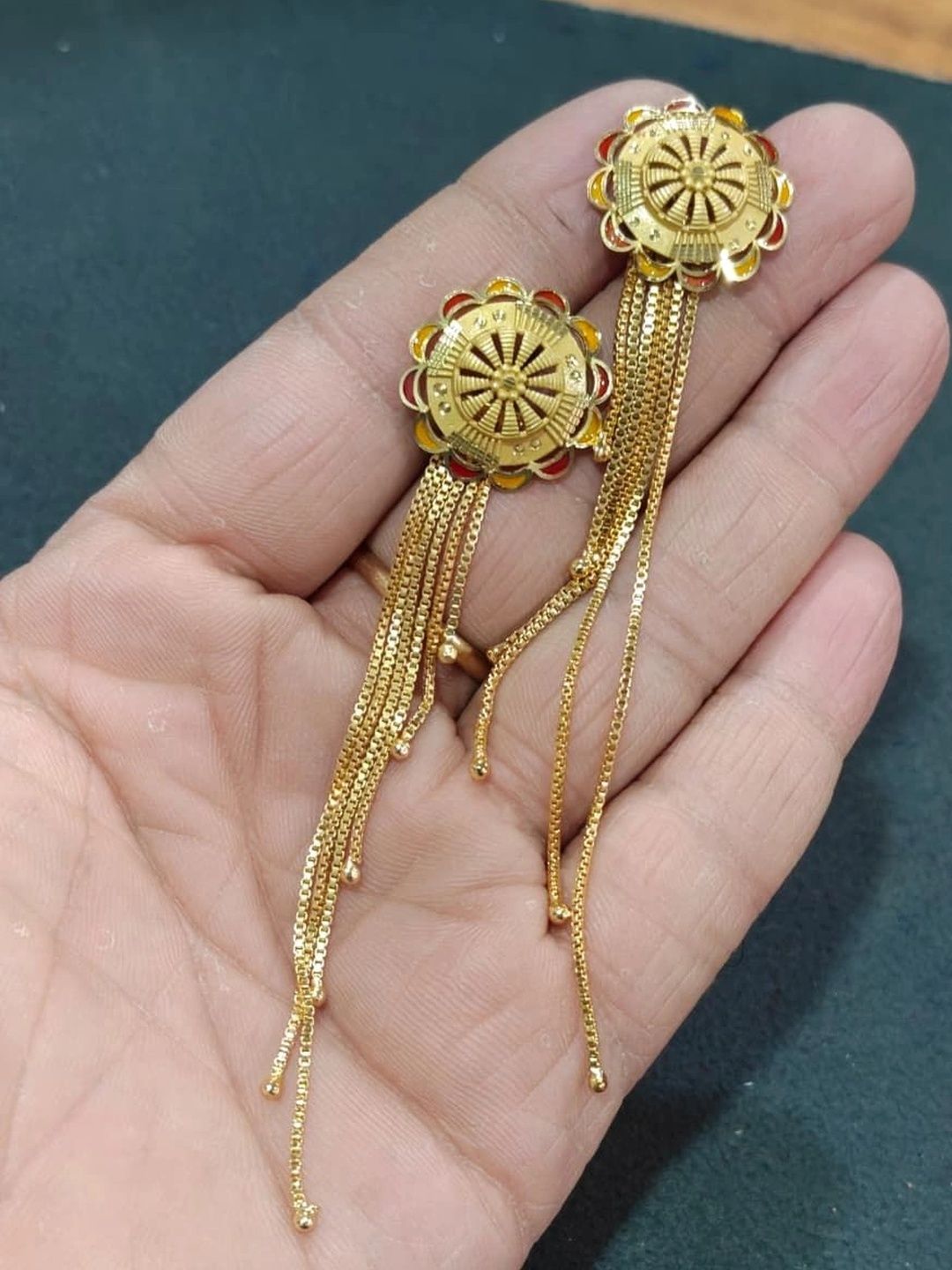 EvoraJewel Circular Drop Earrings-picture-55