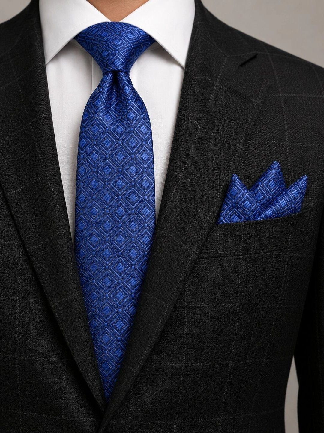 Cazzano Men Woven Design Broad Tie-picture-19