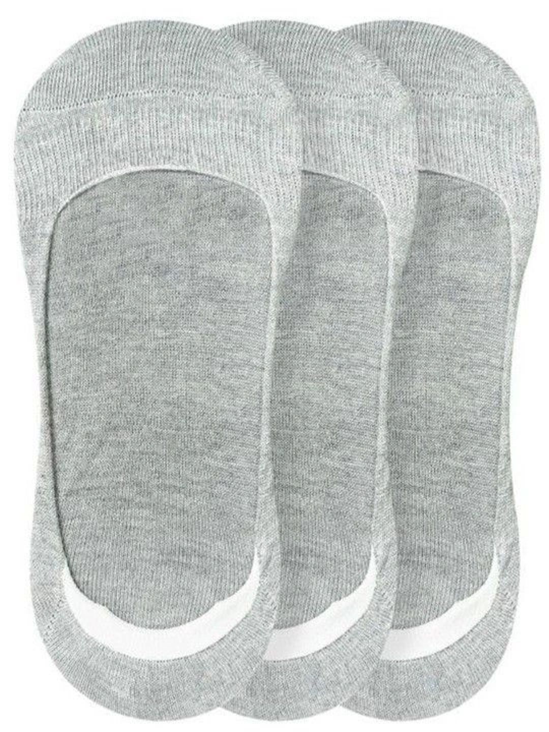 Uptakers Unisex Pack of 3 Cotton Shoe Liners Socks-picture-28