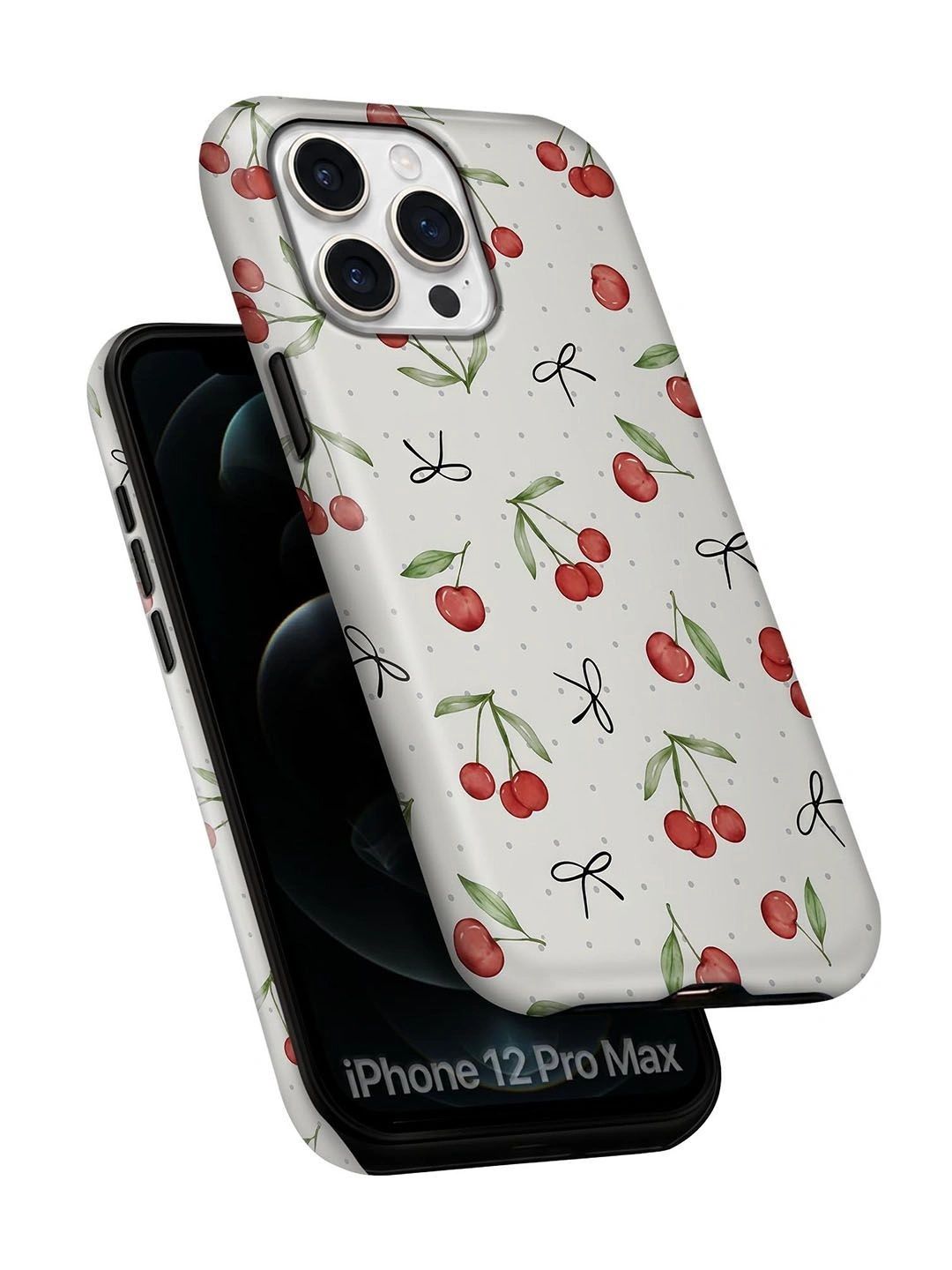 QRIOH Floral Printed iPhone 12 Pro Max Back Case Mobile Accessories-picture-21