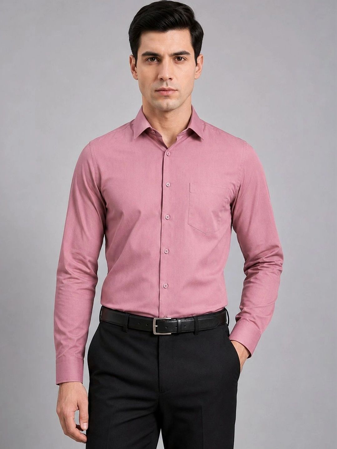 Indian Needle Men Classic Formal Shirt-image-18