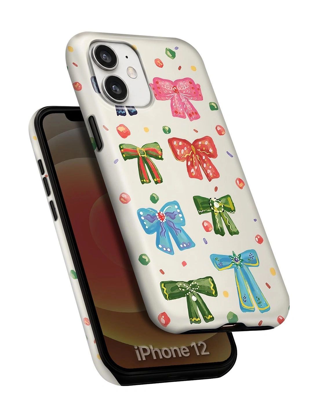 QRIOH Conversational Printed iPhone 12 Back Case Mobile Accessories-picture-36