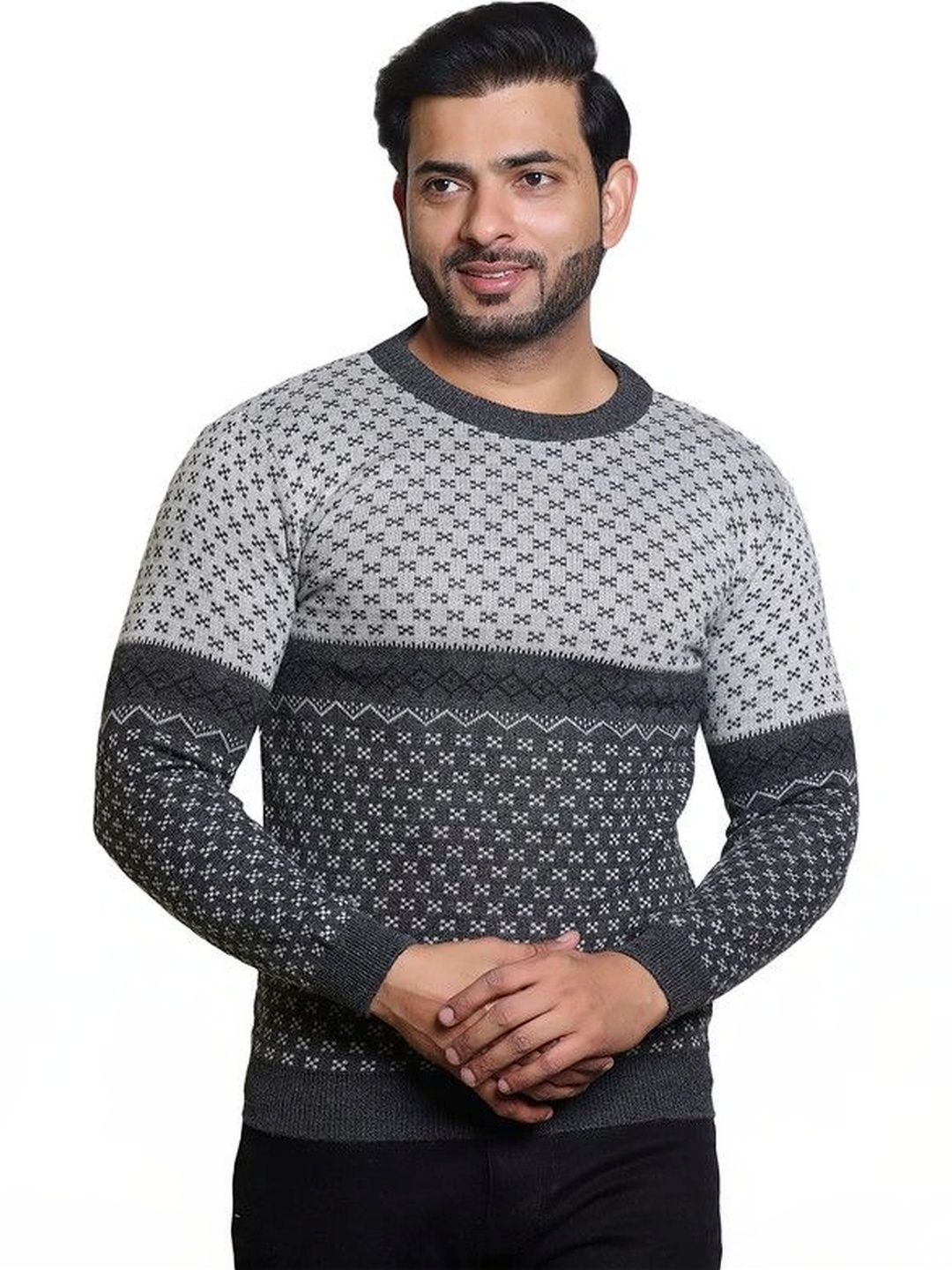 Grand Line Men Fair Isle Pullover-picture-46