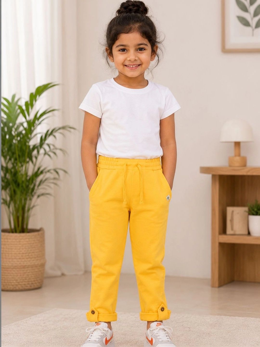 Bambee Kids Girls Relaxed Fit Joggers-picture-53