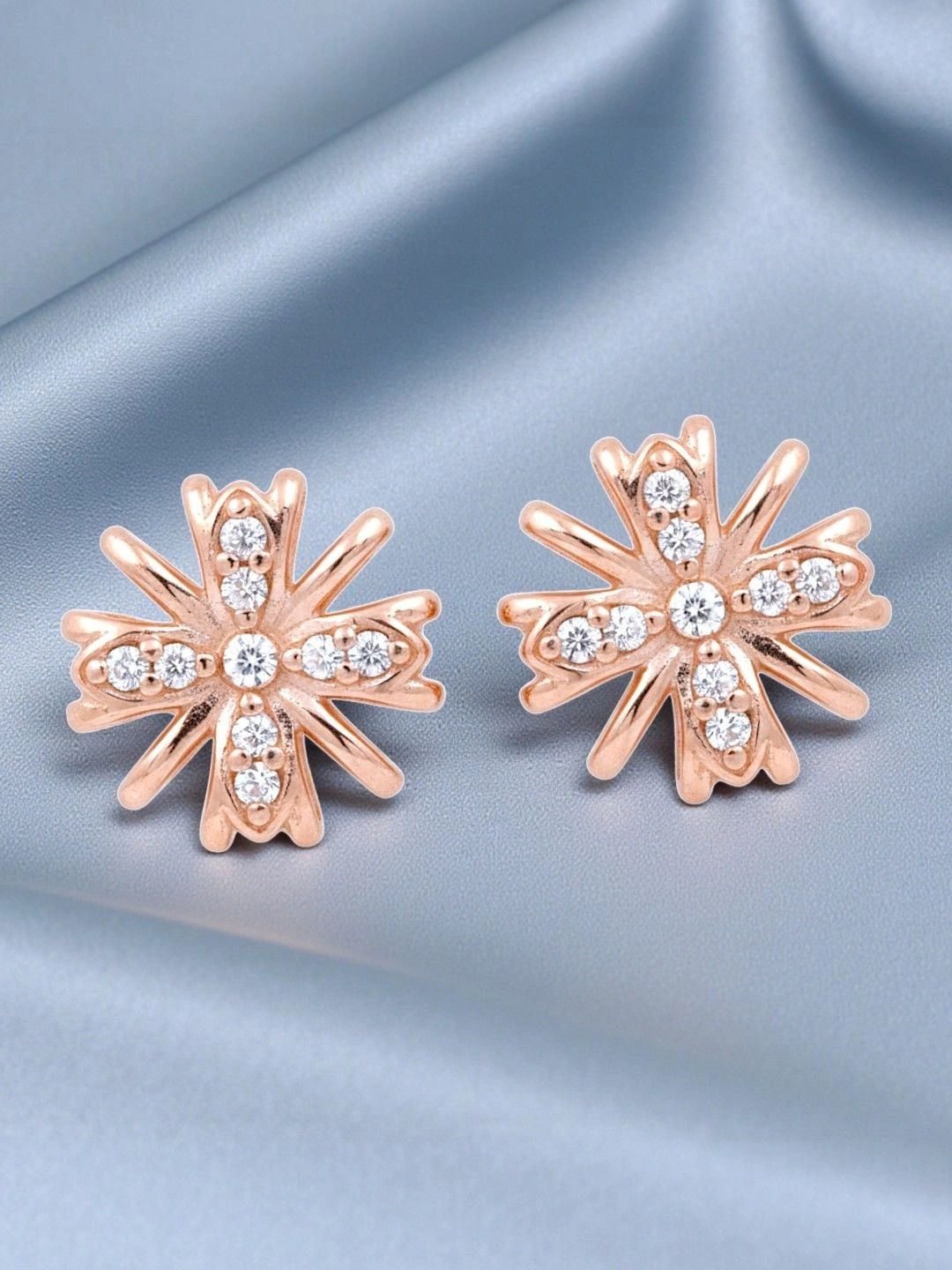 Taraash Floral Studs Earrings-picture-40