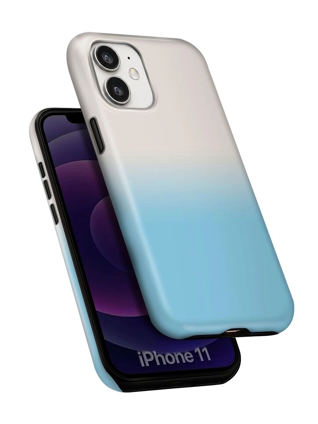 QRIOH Solid Printed iPhone 11 Back Case Mobile Accessories-picture-12