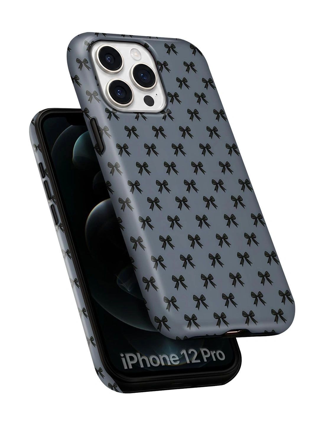 QRIOH Geometric Printed iPhone 12 Pro Back Case Mobile Accessories-picture-38