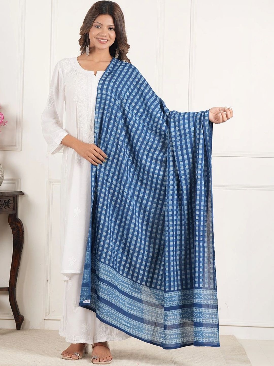 Style Shoes Printed Pure Cotton Block Print Dupatta-picture-48