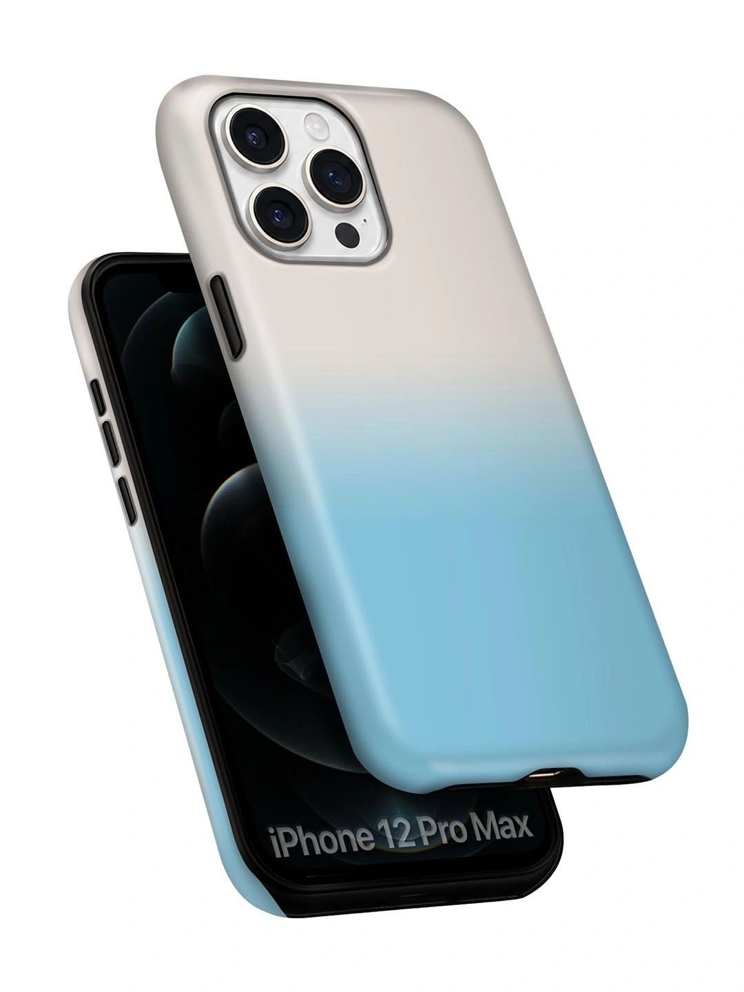 QRIOH Solid Printed iPhone 12 Pro Max Back Case Mobile Accessories-image-47