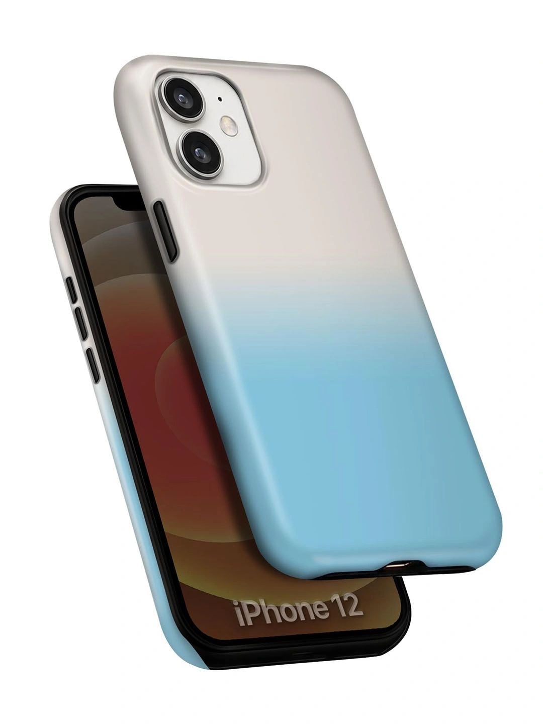 QRIOH Solid Printed iPhone 12 Back Case Mobile Accessories-picture-36