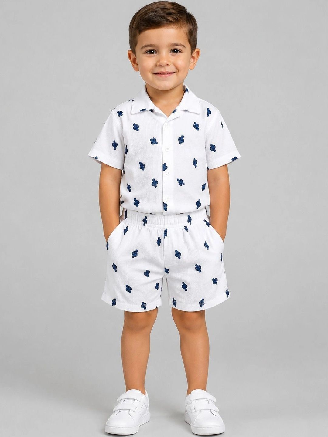 KRISHVA CREATION Boys Printed Shirt with Shorts-picture-39