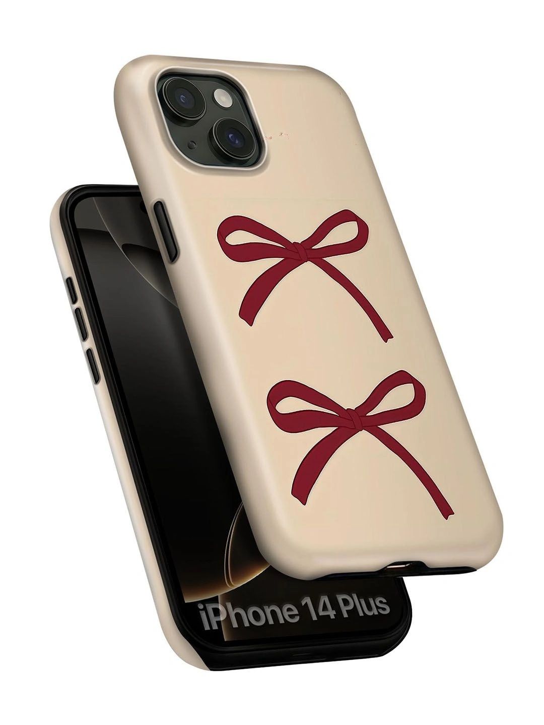 QRIOH Geometric Printed iPhone 14 Plus Back Case Mobile Accessories-picture-42