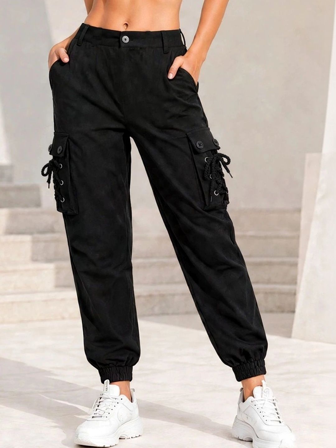 Metronaut Women Classic Cargos Trousers-picture-16