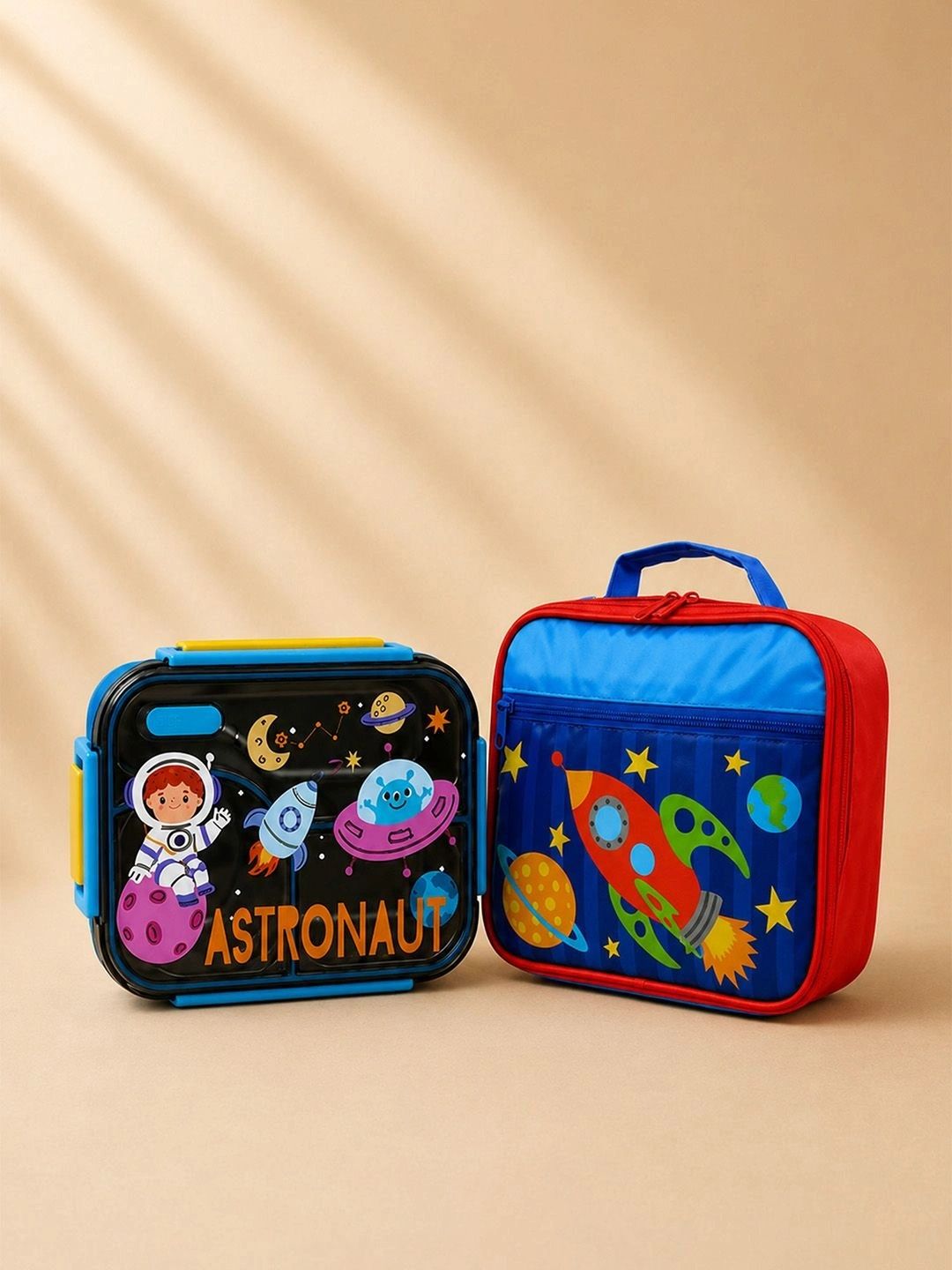 Little Surprise Box 4-Pcs Lunch Box Lunch Bag Rakhi With Jute Bag-picture-20