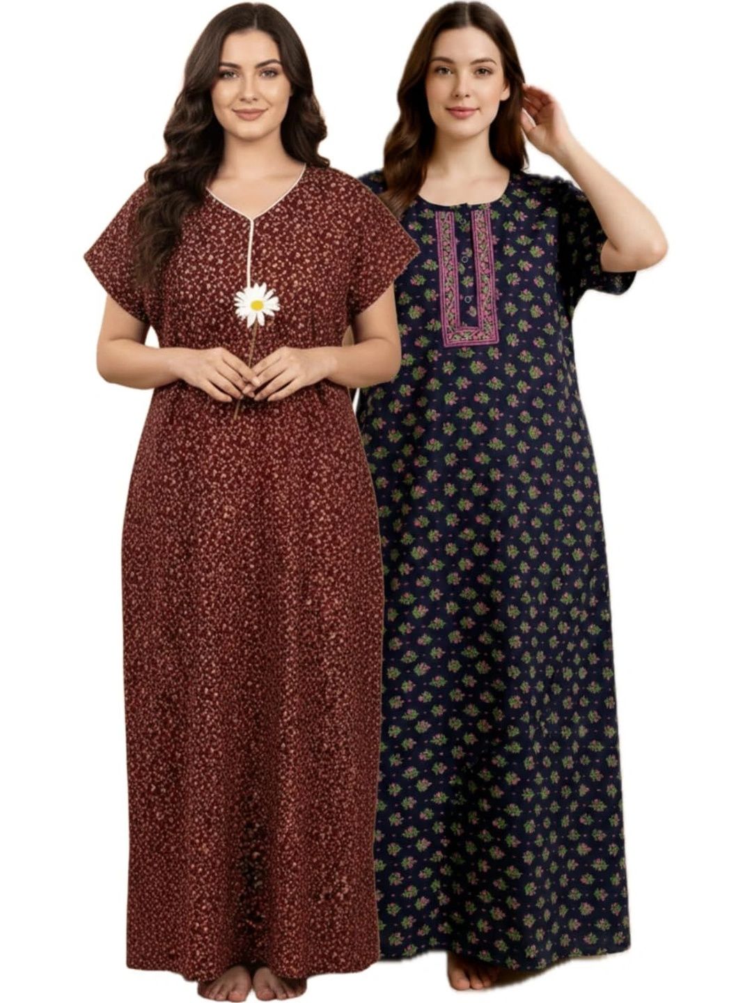 Bahumaan Printed Maxi Nightdress-picture-16