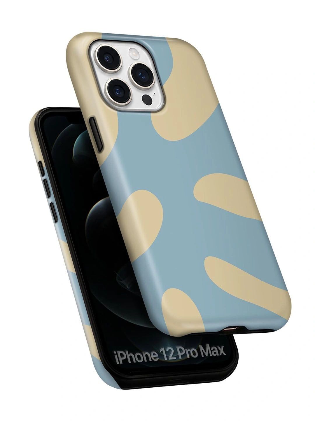 QRIOH Abstract Printed iPhone 12 Pro Max Back Case Mobile Accessories-picture-55