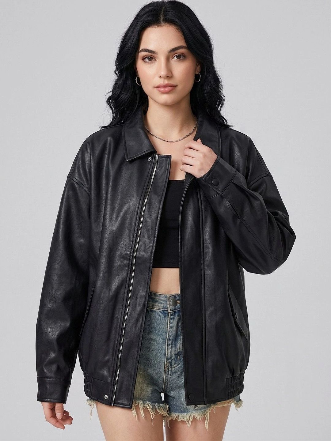 Suo Women Bomber Jacket-picture-36