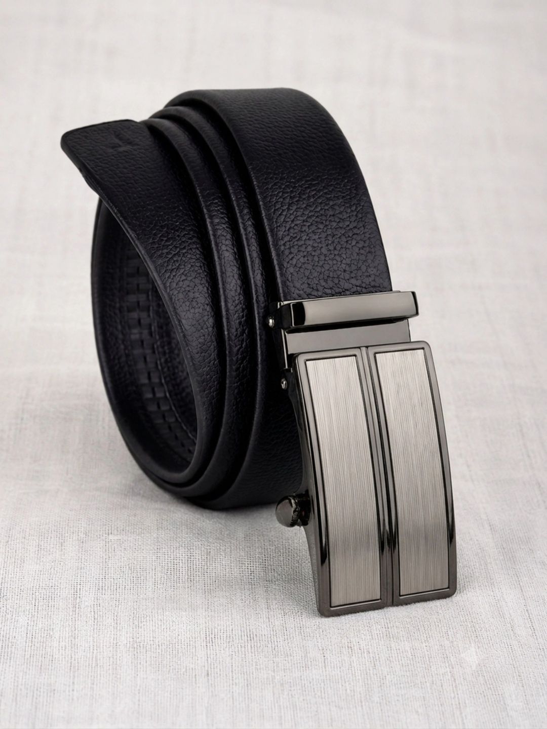Pacific Gold Men Textured PU Formal Belt-picture-46