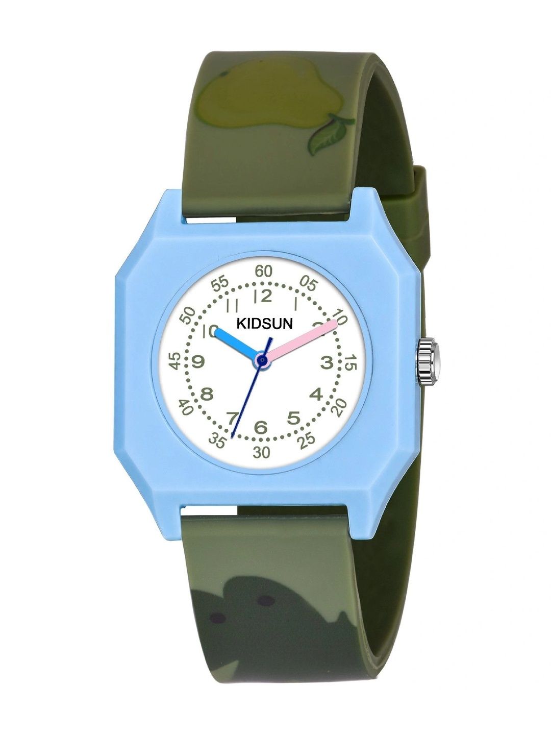 KIDSUN Boys Dial & Straps Analogue Multi Function Watch WB01_SKYBLUE_DARK_GREEN-picture-56