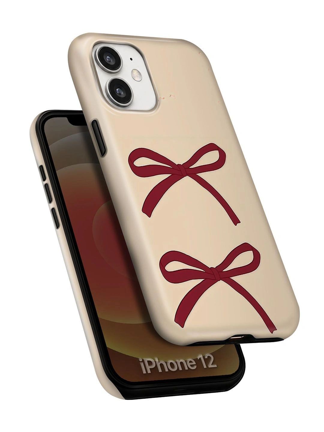 QRIOH Conversational Printed iPhone 12 Back Case Mobile Accessories-picture-31