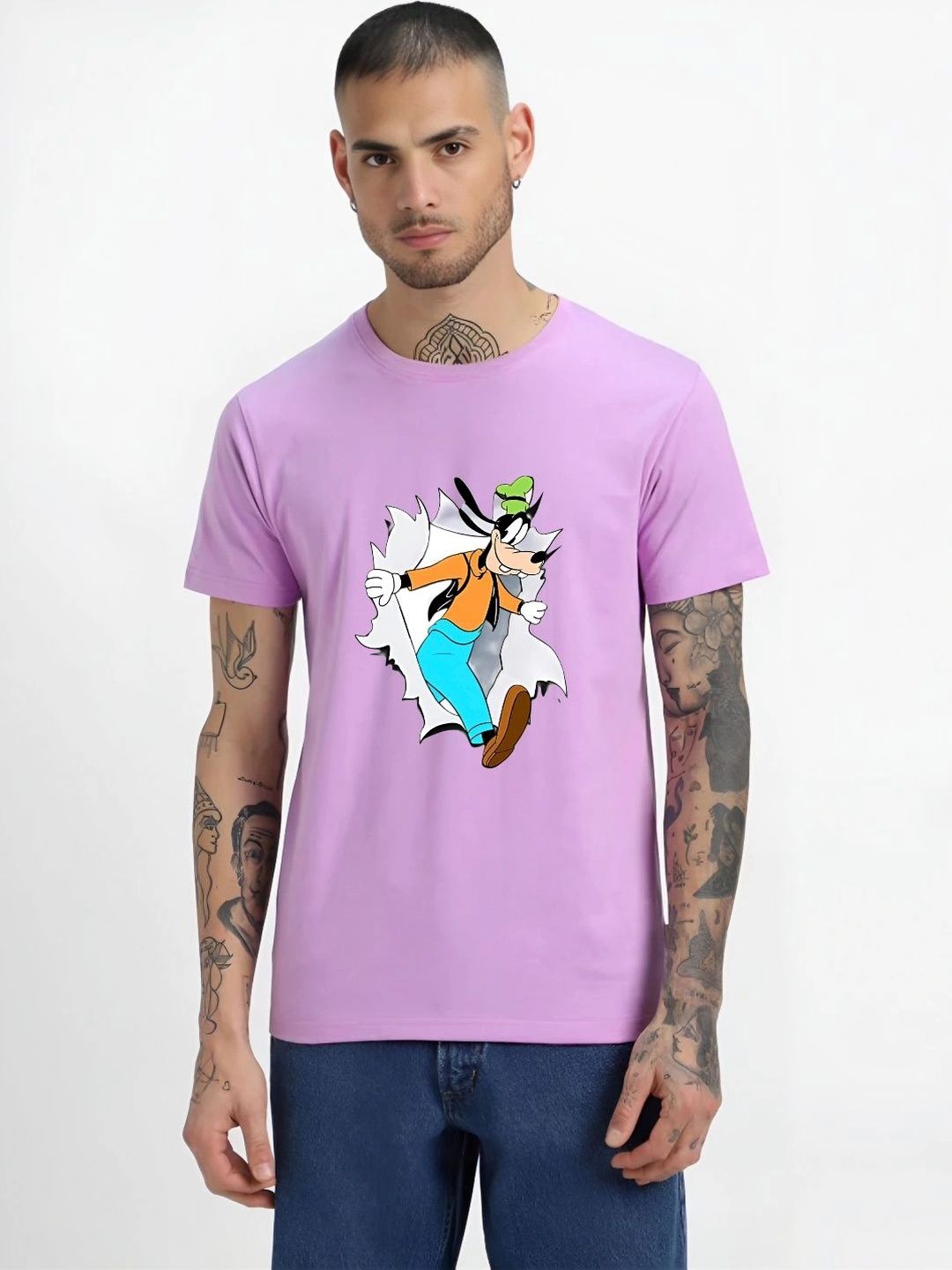 HESHA Men Goofy Printed T-shirt-picture-57