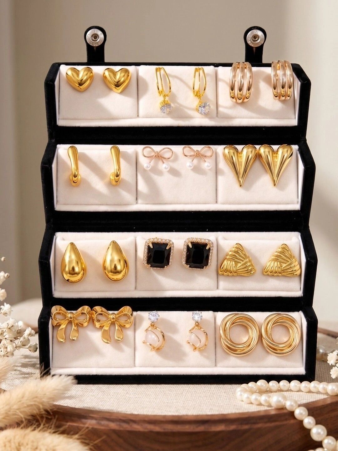 SZN Geometric Studs Earrings-picture-26