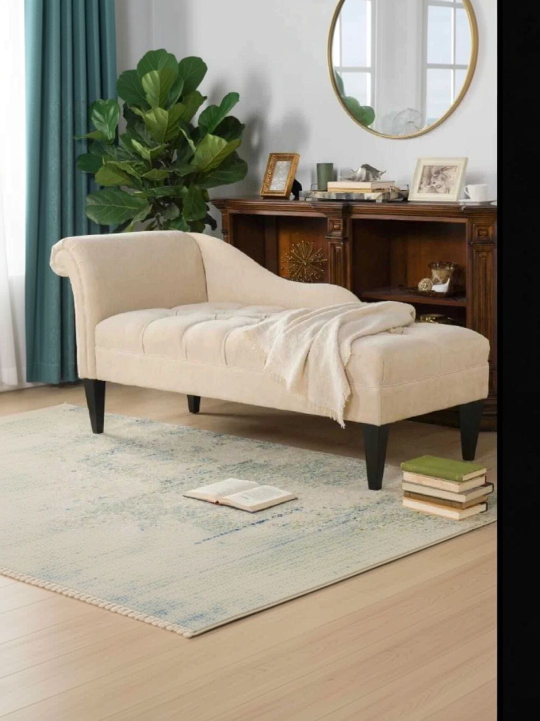 Soul craft Cream-Colored 2-Seater Sofa-picture-28