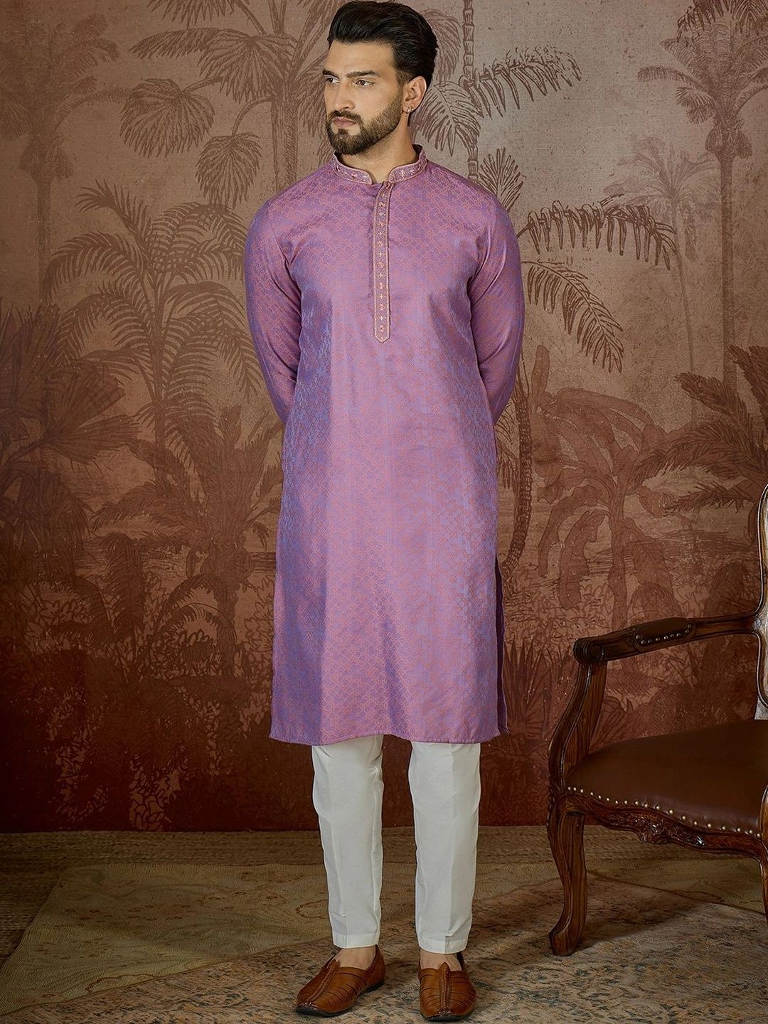 Ethnic Bay Men Thread Work Kurta-picture-17