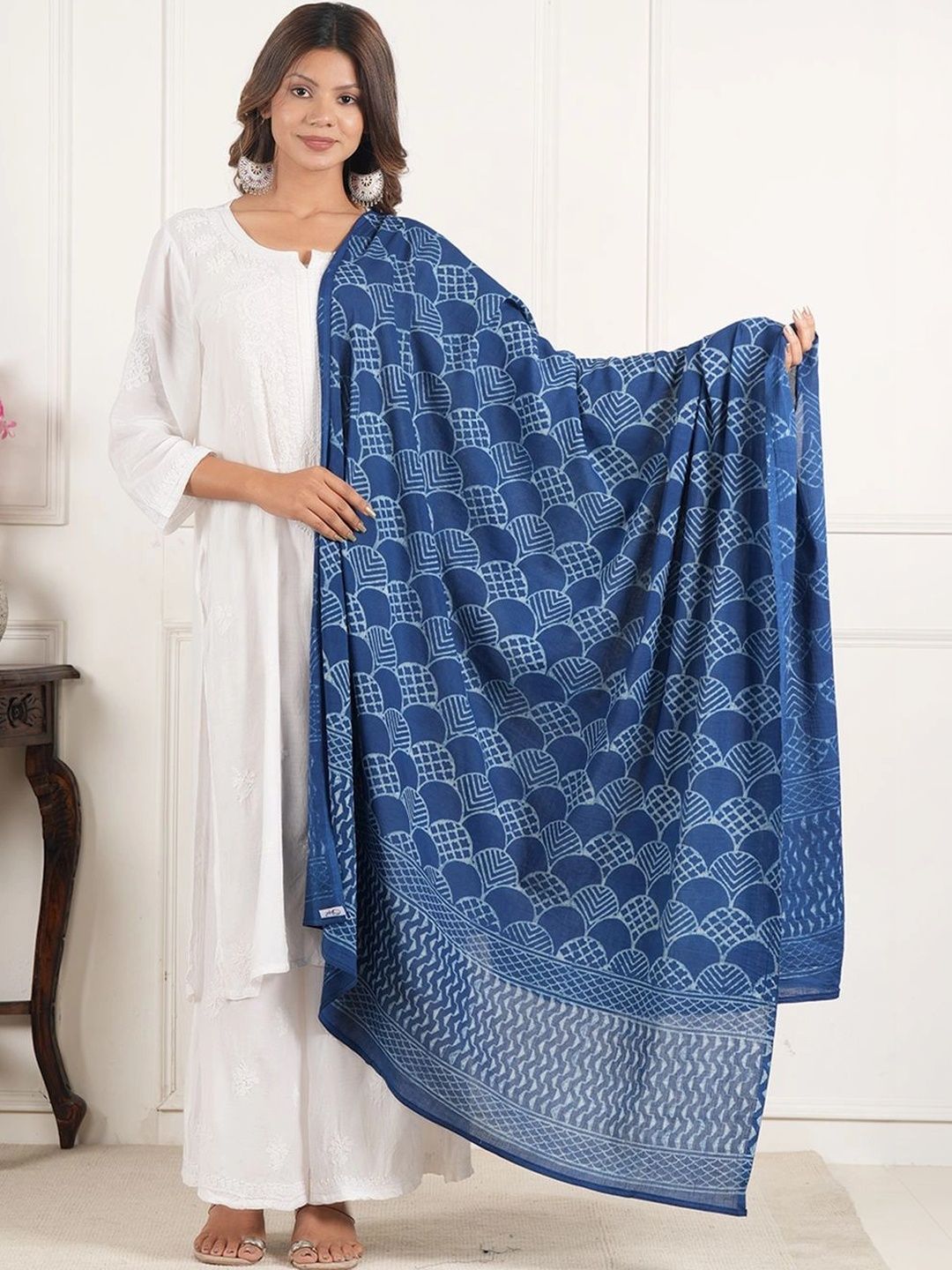 Style Shoes Printed Pure Cotton Block Print Dupatta-picture-18