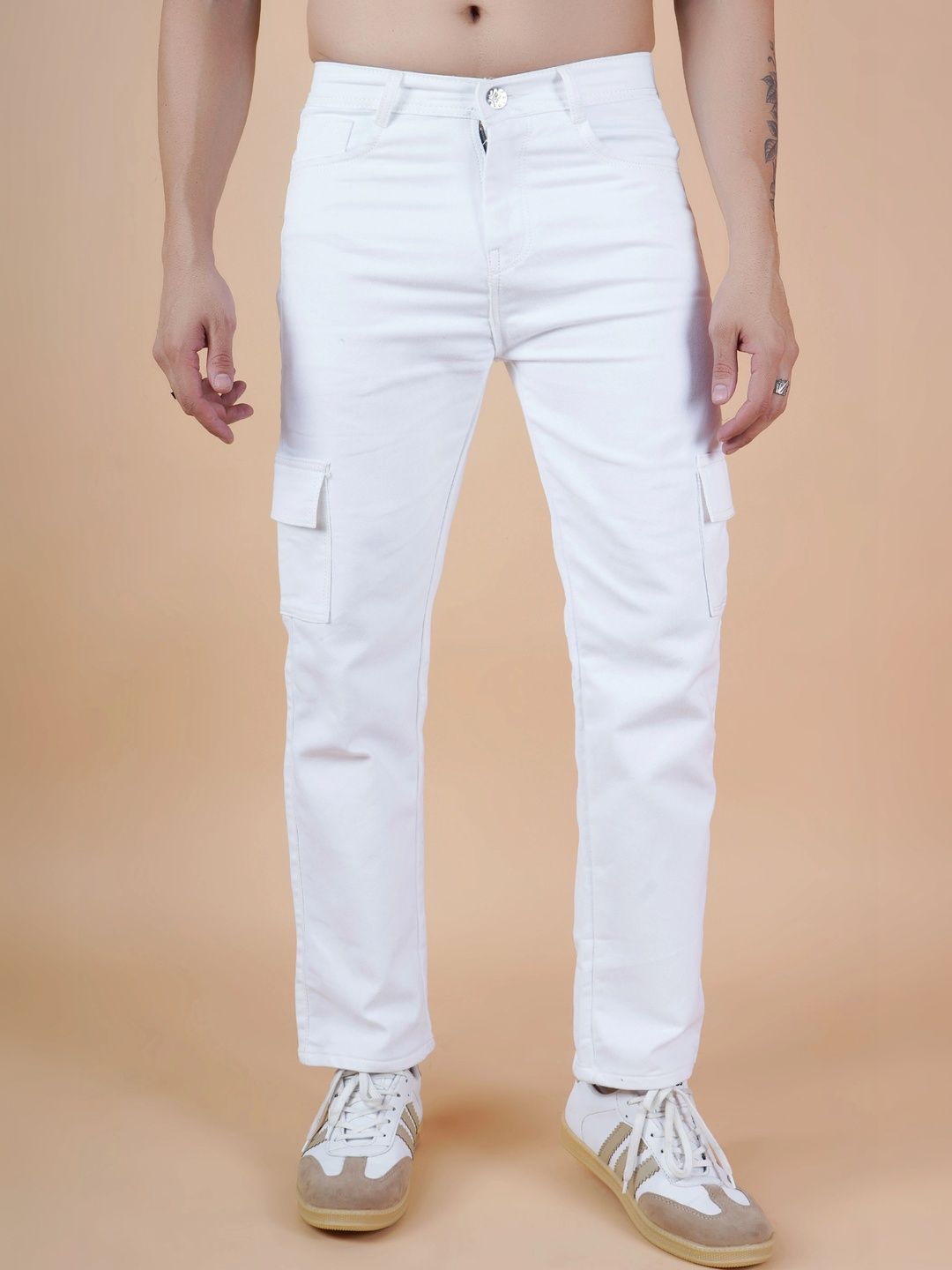 HERE&NOW Men Classic Cargos Trousers-picture-15