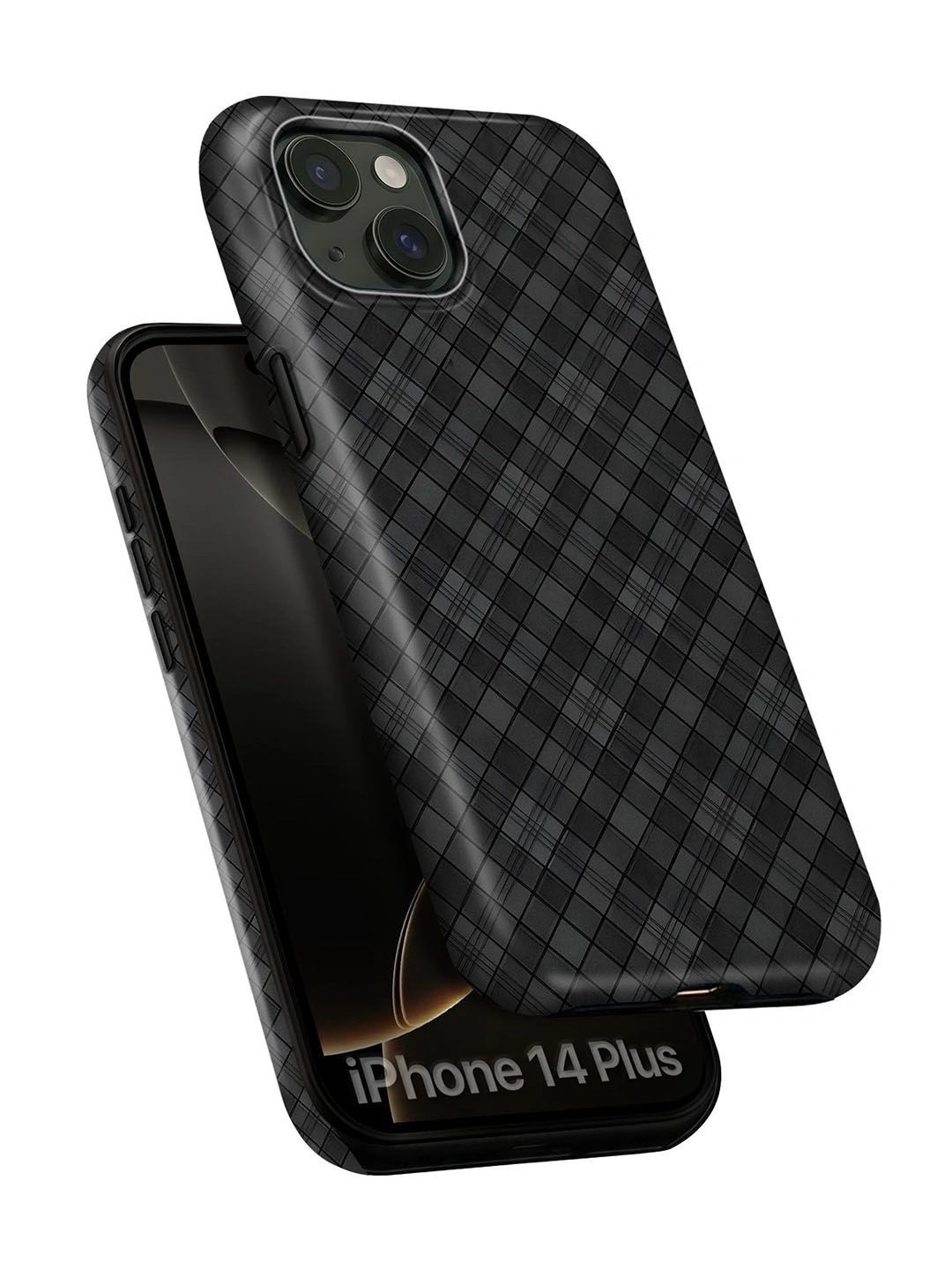 QRIOH Geometric Printed iPhone 14 Plus Back Case Mobile Accessories-picture-51