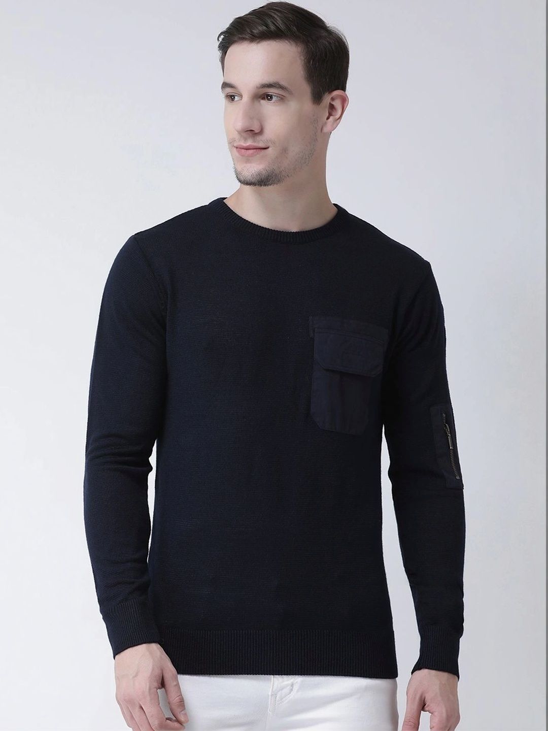 Club York Men Pullover with Zip Detail Detail-picture-22