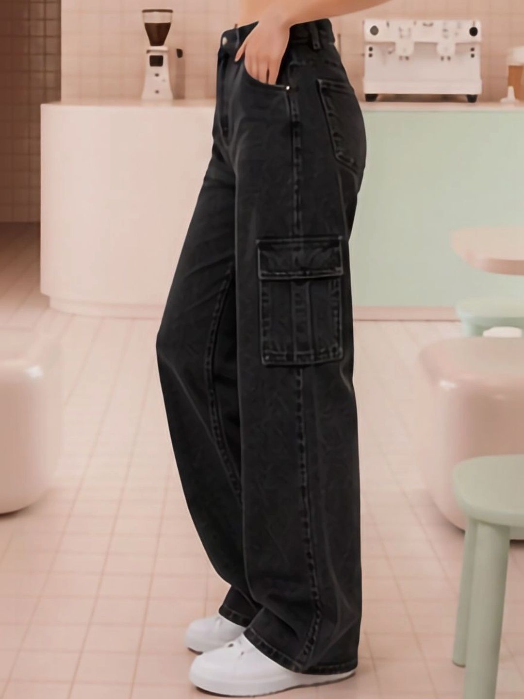 Metronaut Women Classic Cargos Trousers-picture-10