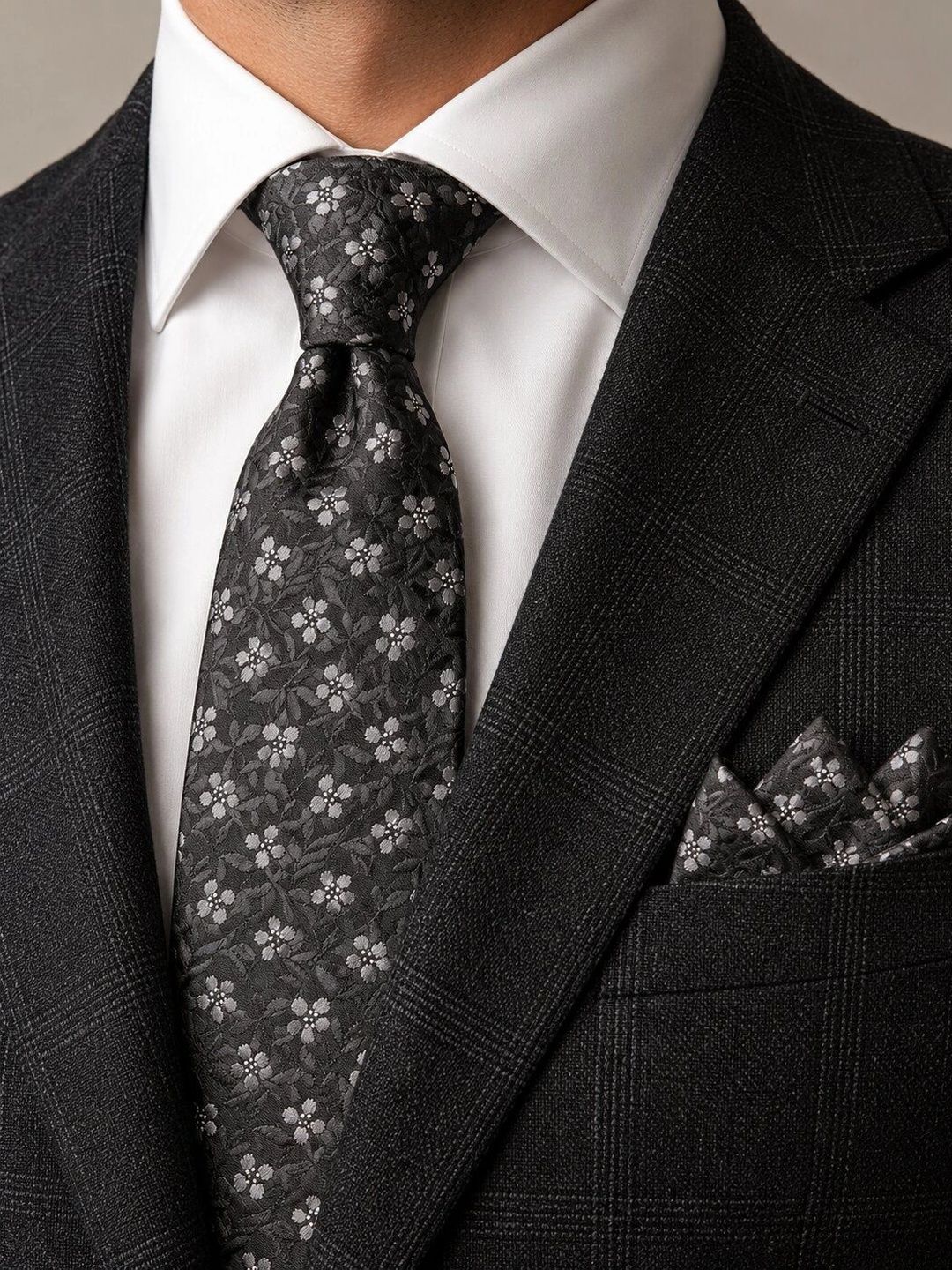 Cazzano Men Woven Design Skinny Tie-picture-12