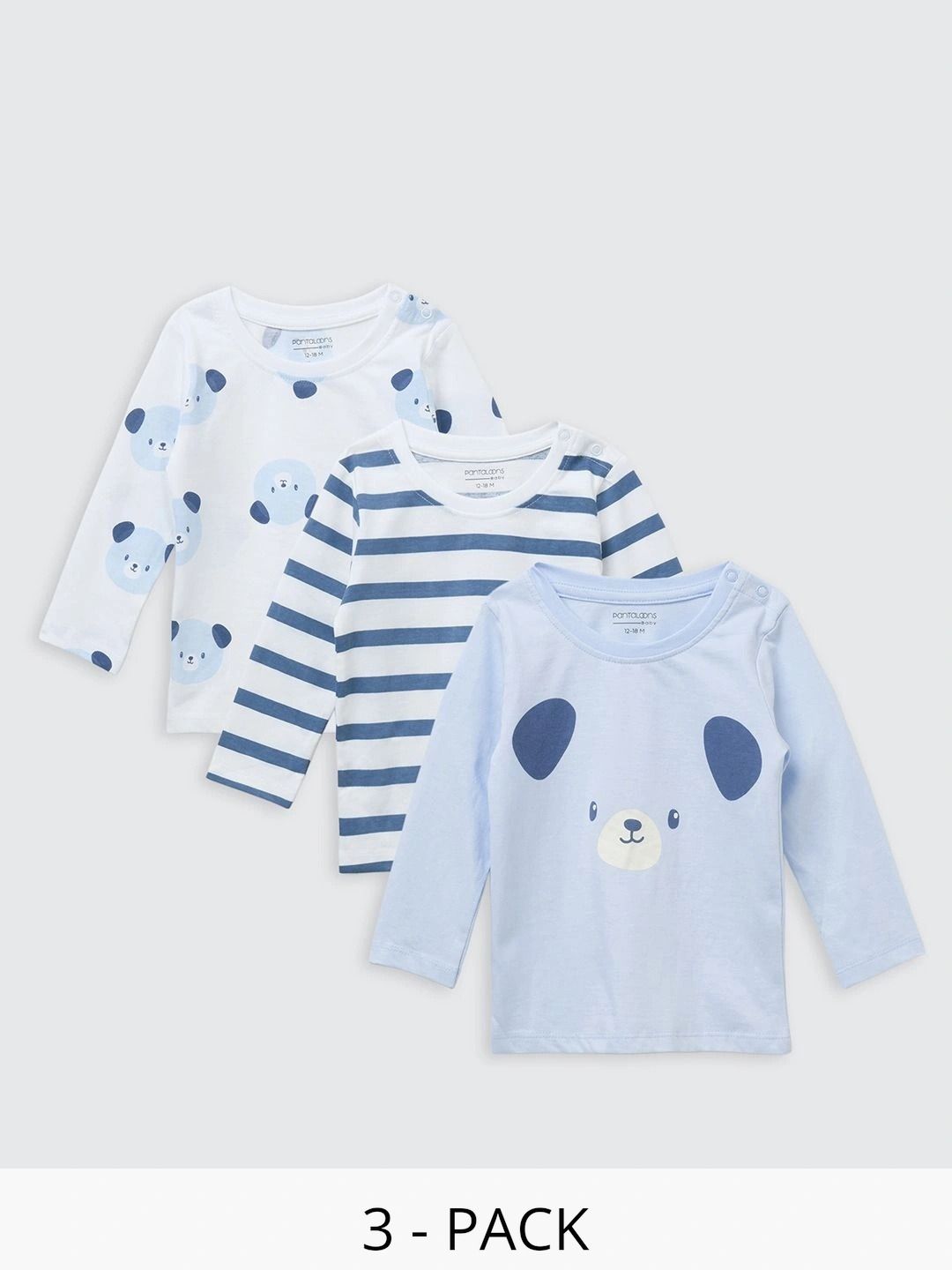 Pantaloons Baby Boys 3 Printed T-shirt-picture-10