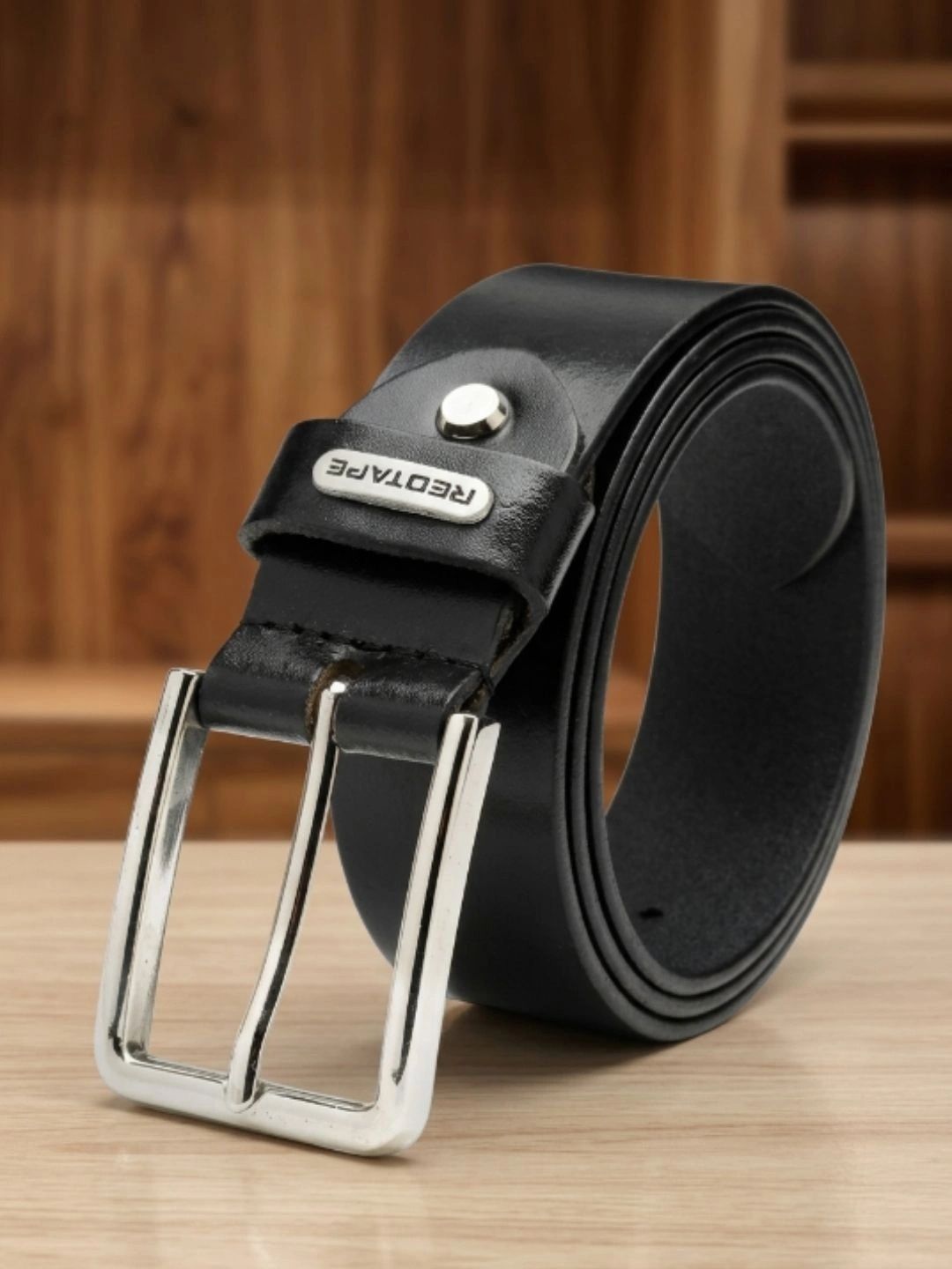Black Leather Formal Belt