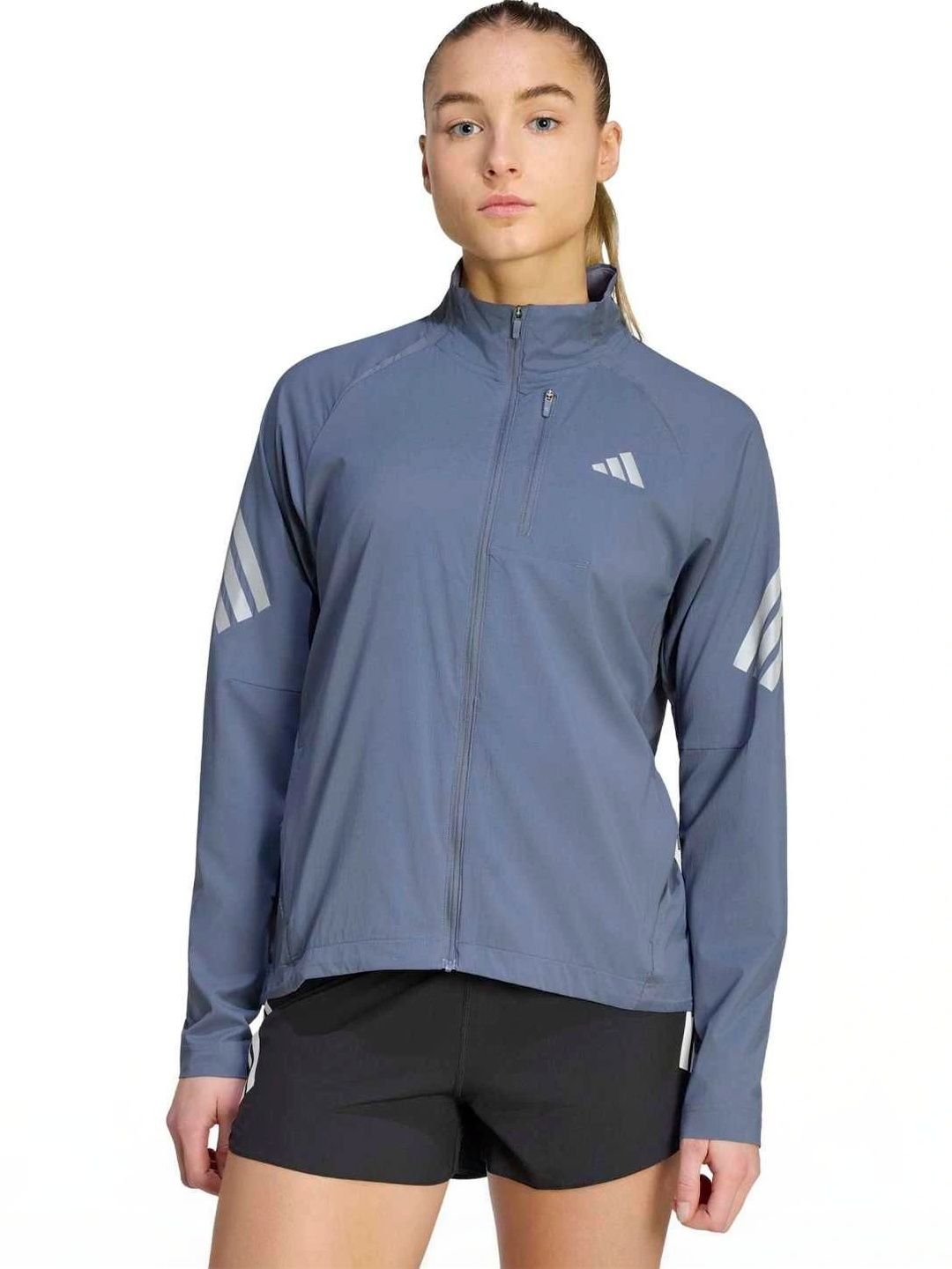 ADIDAS Women Brand Logo Lightweight Running Sporty Jacket-picture-42